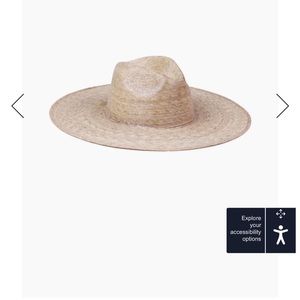 Palma wide fedora hat
